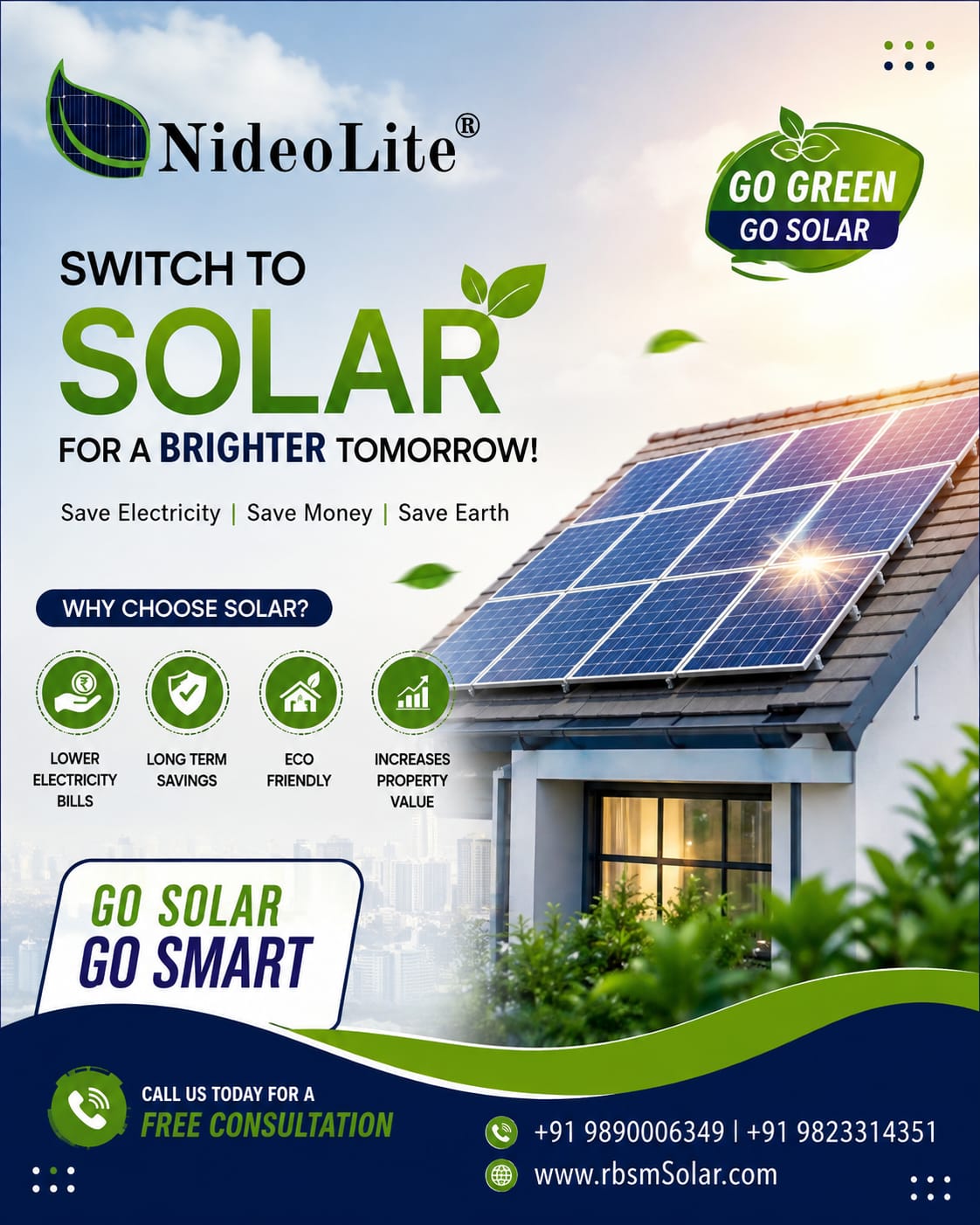 Switch to Solar. Go Green.